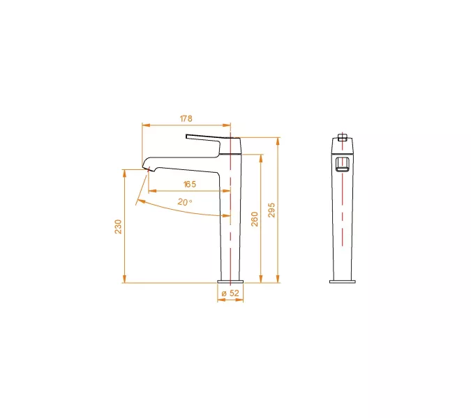 Смеситель на раковину RGW SP-311, Цвет профиля (вариация): Хром, изображение 8