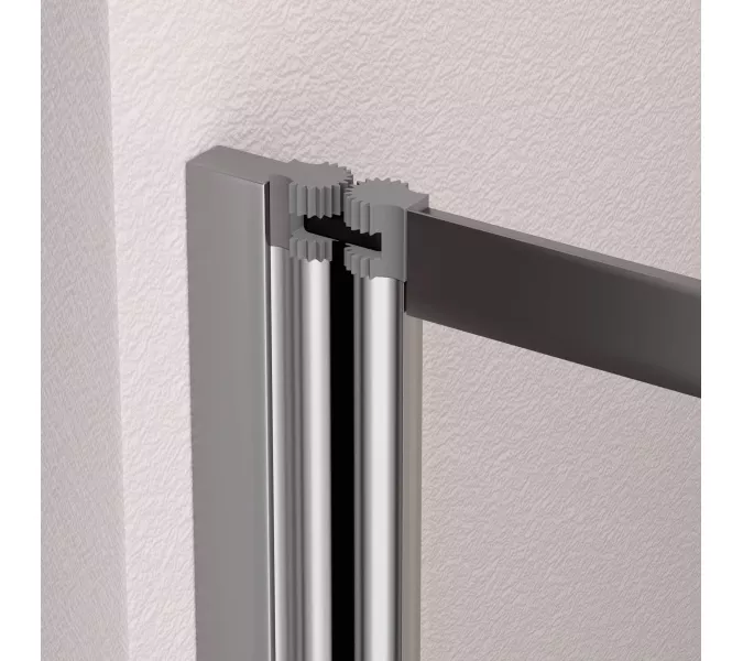 Шторка на ванну RGW SC-40, Цвет стекла: прозрачное, Цвет профиля: Хром, Выбрать размер: 100, изображение 6