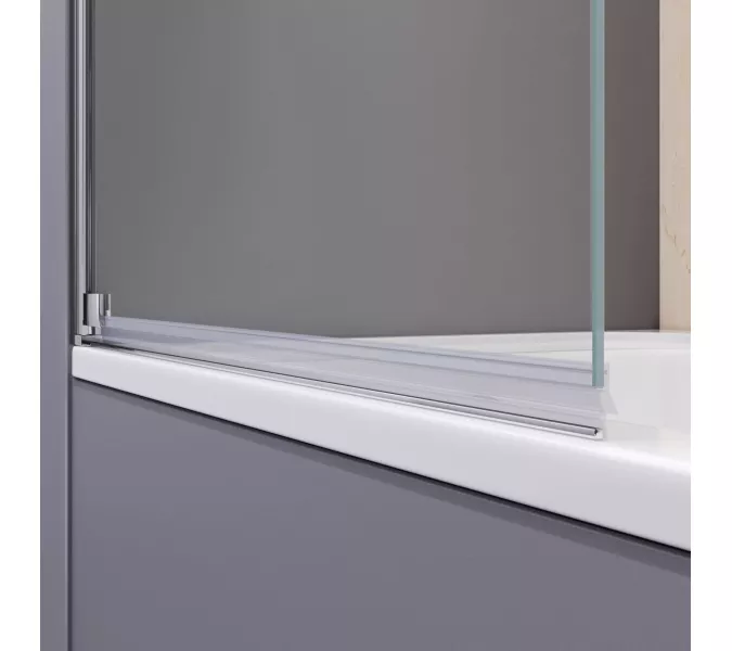 Шторка на ванну RGW SC-01, Цвет стекла: прозрачное, Цвет профиля: Хром, Выбрать размер: 80, изображение 8
