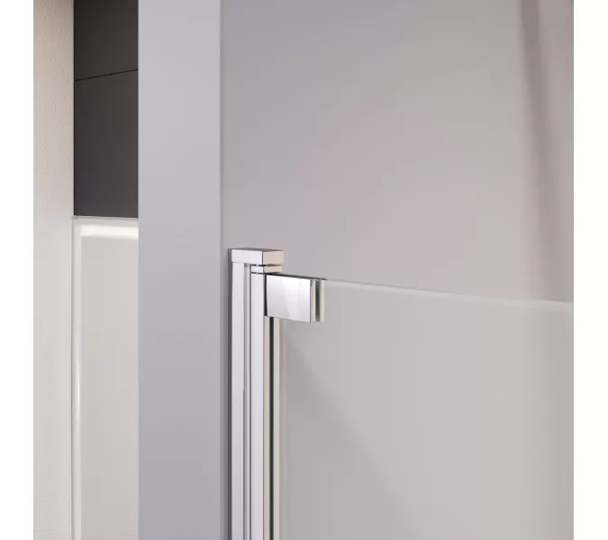 Шторка на ванну RGW SC-01, Цвет стекла: прозрачное, Цвет профиля: Хром, Выбрать размер: 80, изображение 7