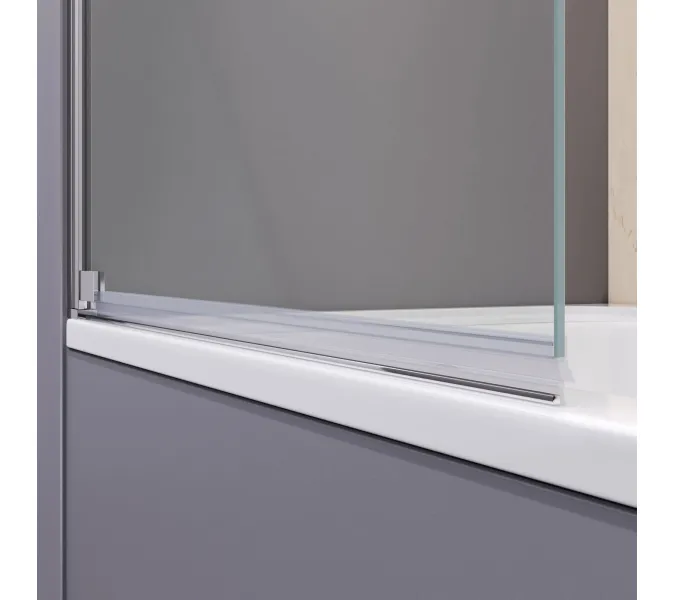 Шторка на ванну RGW SC-02, Выбрать размер: 100, Цвет стекла: прозрачное, изображение 8