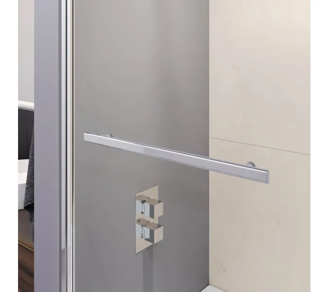 Шторка на ванну RGW SC-02, Выбрать размер: 100, Цвет стекла: прозрачное, изображение 6