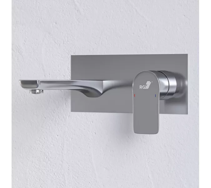 Смеситель встраиваемый с изливом RGW SP-46, Цвет профиля: Хром, изображение 10