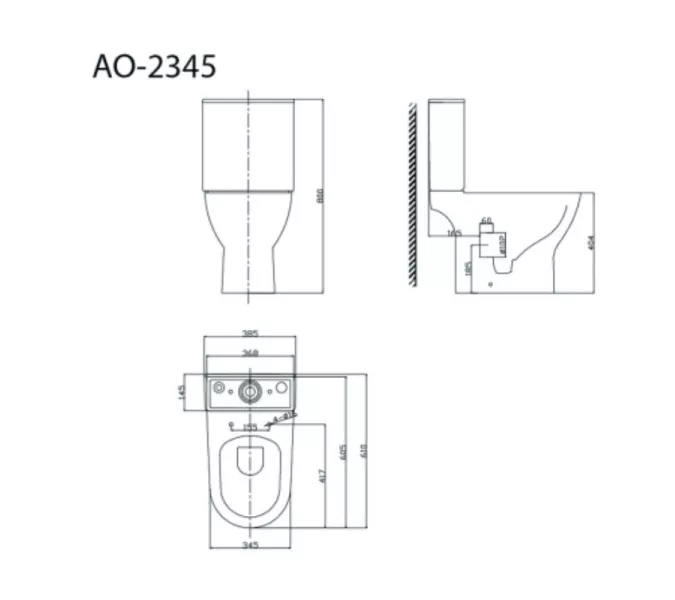 Унитаз-компакт напольный Triton Astro AO-2355, изображение 5