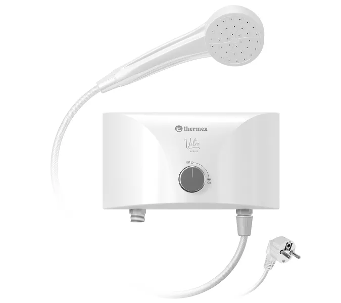 Электроводонагреватель проточный THERMEX Vetro combi/shower/tap безнапорный, Внешний вид: С краном и ручной лейкой, Мощность,кВт: 3,5, изображение 2