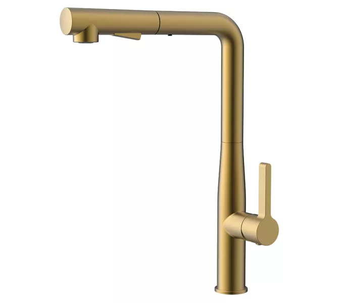 Смеситель для кухни AVS 811-191-BG брашированное золото, Выбрать цвет: Золото