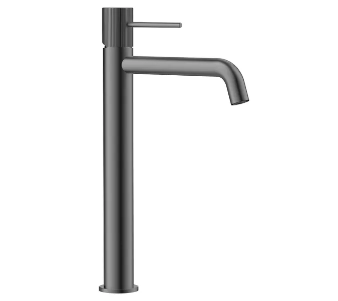 Смеситель для раковины AVS Pulse высокий, оружейная сталь, Выбрать цвет: Оружейная сталь