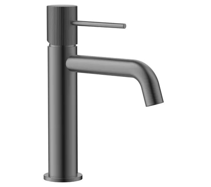 Смеситель для раковины AVS Pulse оружейная сталь, Выбрать цвет: Оружейная сталь