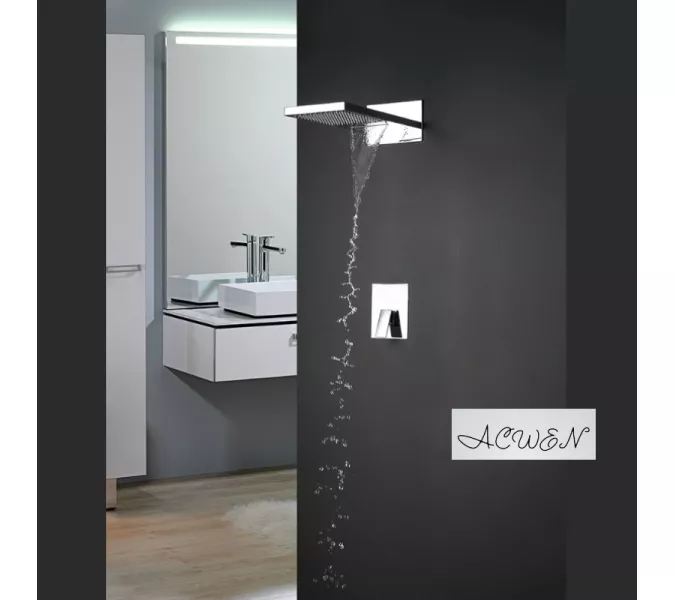 Душевая система ACWEN 6602A скрытого монтажа, Выбрать цвет: Хром, изображение 4