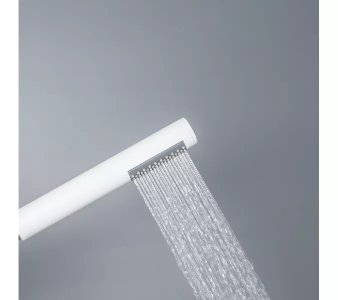 Смеситель для ванны с душем AVS Slimmer белый матовый, Выбрать цвет: Белый, изображение 12