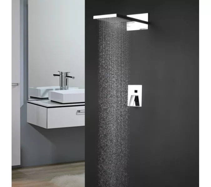 Душевая система ACWEN 6602A скрытого монтажа, Выбрать цвет: Хром, изображение 3