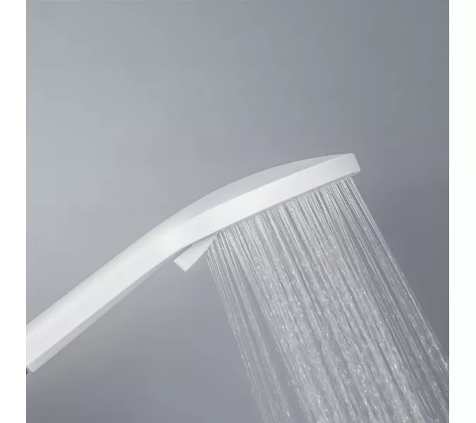 Душевая стойка AVS Slimmer белый матовый, Выбрать цвет: Белый, изображение 12