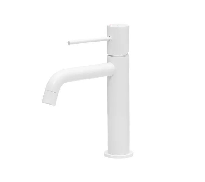 Смеситель для раковины AVS Slimmer белый матовый, Выбрать цвет: Белый, изображение 11