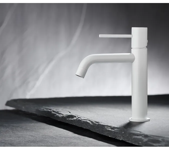 Смеситель для раковины AVS Slimmer белый матовый, Выбрать цвет: Белый, изображение 9