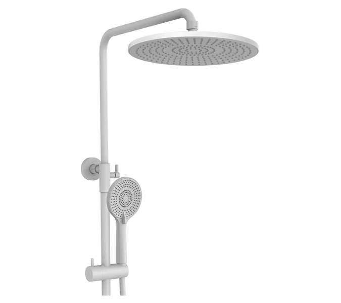 Душевая стойка AVS Slimmer белый матовый, Выбрать цвет: Белый, изображение 9