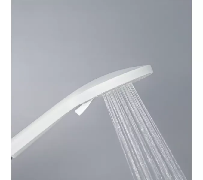 Душевая стойка AVS Slimmer белый матовый, Выбрать цвет: Белый, изображение 11