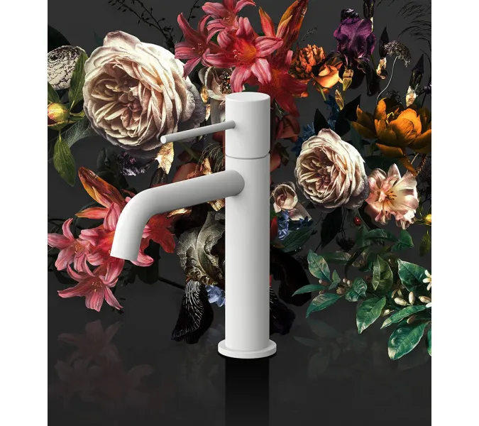 Смеситель для раковины AVS Slimmer белый матовый, Выбрать цвет: Белый, изображение 8