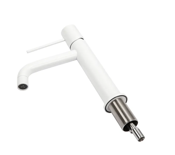 Смеситель для раковины AVS Slimmer белый матовый, Выбрать цвет: Белый, изображение 15