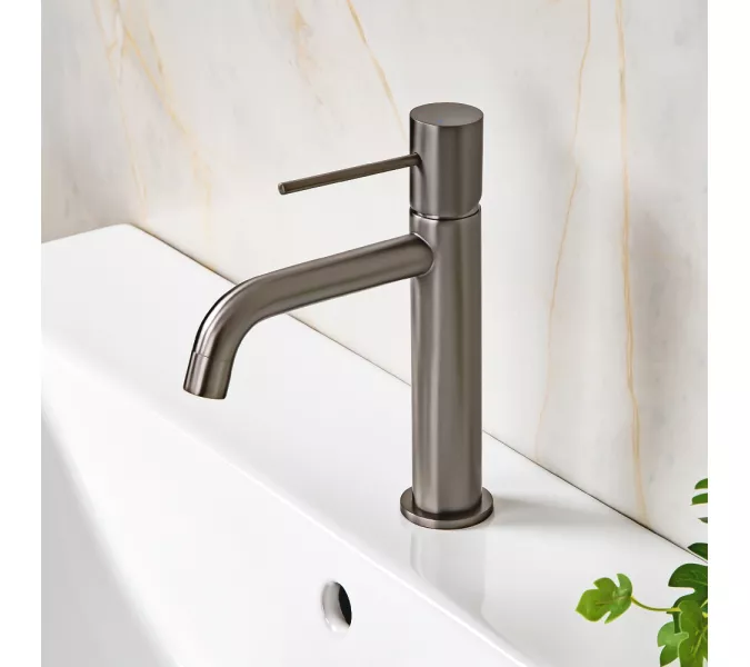 Смеситель для раковины AVS Slimmer оружейная сталь, Выбрать цвет: Оружейная сталь, изображение 6