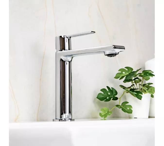 Смеситель для раковины AVS Elegant хром, Выбрать цвет: Хром, изображение 7