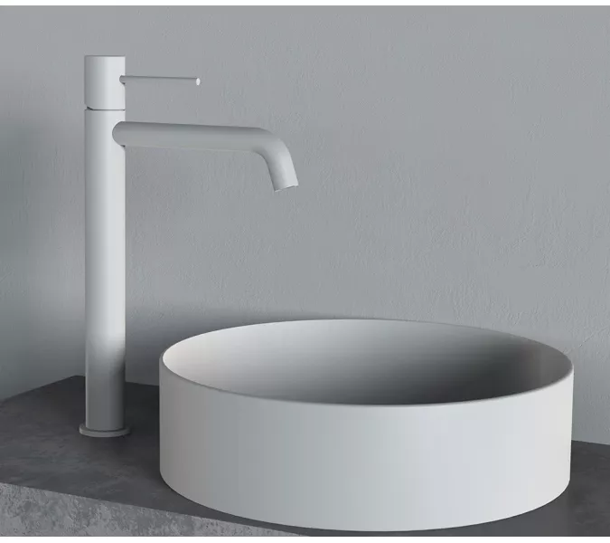 Смеситель для раковины AVS Slimmer высокий, белый матовый, Выбрать цвет: Белый, изображение 8