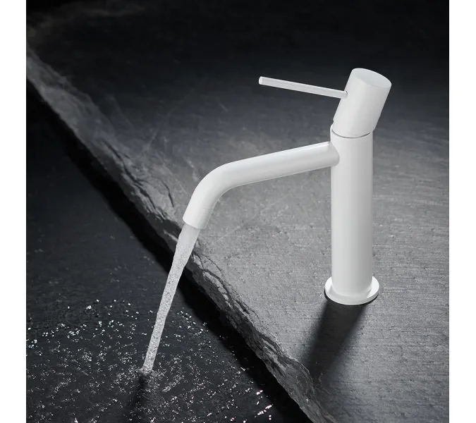 Смеситель для раковины AVS Slimmer белый матовый, Выбрать цвет: Белый, изображение 10