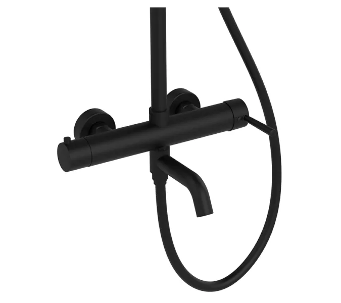 Душевая стойка AVS Slimmer 811-122-MB черный матовый, Выбрать цвет: Черный, изображение 9