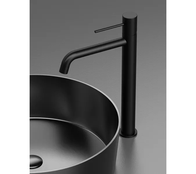 Смеситель для раковины AVS Slimmer высокий, черный матовый, Выбрать цвет: Черный, изображение 6