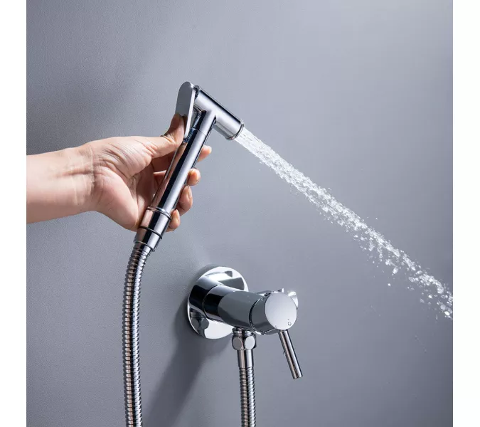 Душ гигиенический ACWEN 82003 хром, Выбрать цвет: Хром, изображение 10