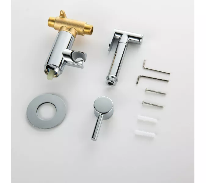 Душ гигиенический ACWEN 82003 хром, Выбрать цвет: Хром, изображение 17