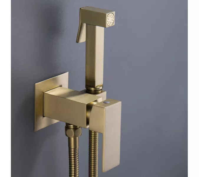 Душ гигиенический  ACWEN 82216G золото, Выбрать цвет: Золото, изображение 6