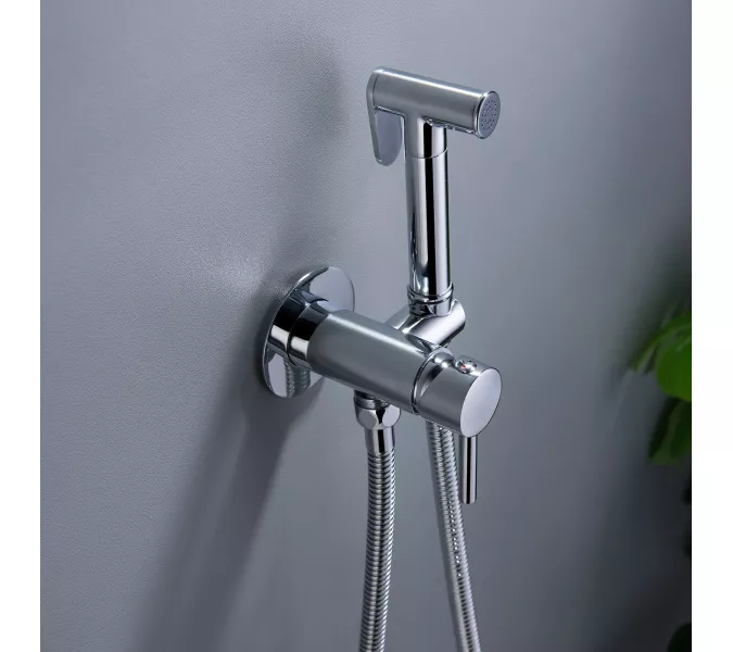 Душ гигиенический ACWEN 82003 хром, Выбрать цвет: Хром, изображение 8