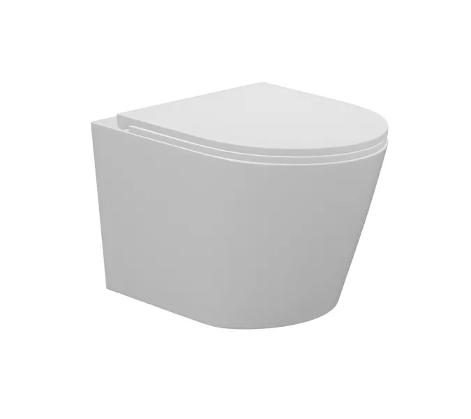 Унитаз подвесной AVS Тоник безободковый, белый