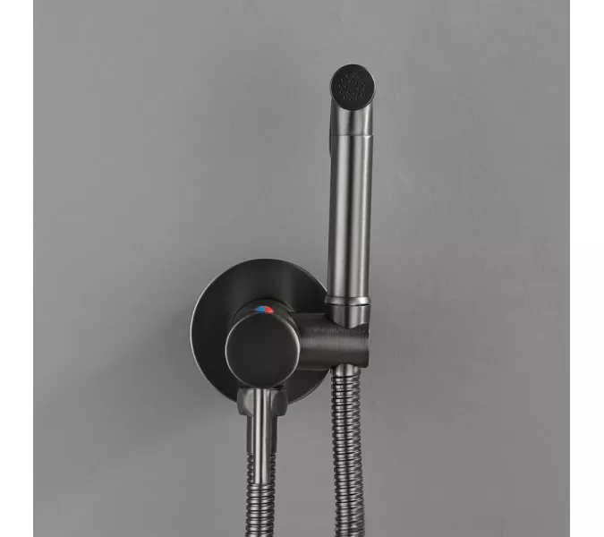 Душ гигиенический ACWEN 82003GG графит, Выбрать цвет: Графит, изображение 8