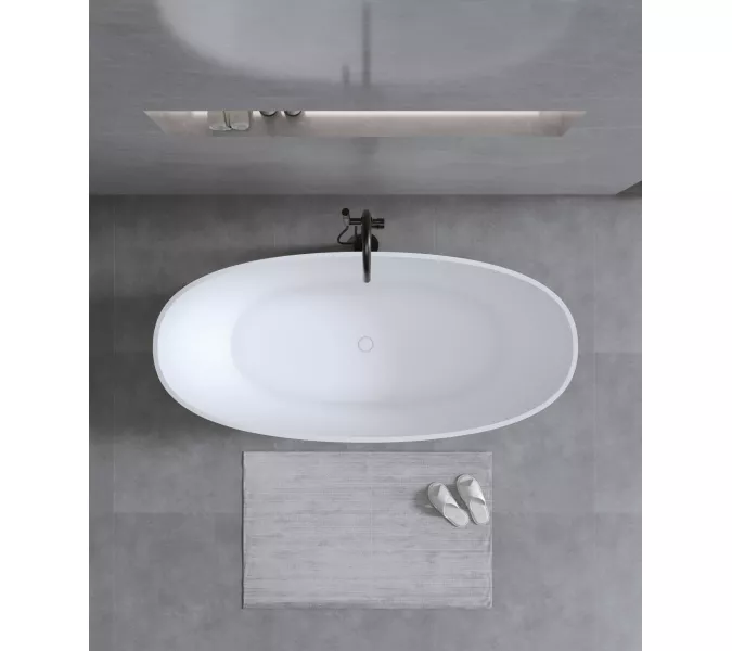 Timo Ванна из искусств.камня solid LEMPI, Выбрать размер: 150х78, изображение 6