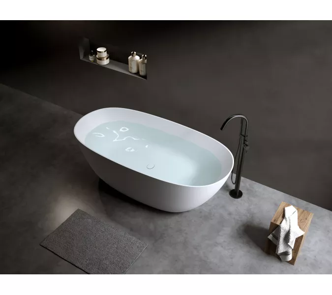 Timo Ванна из искусств.камня solid SATU, Выбрать размер: 155х78, изображение 4