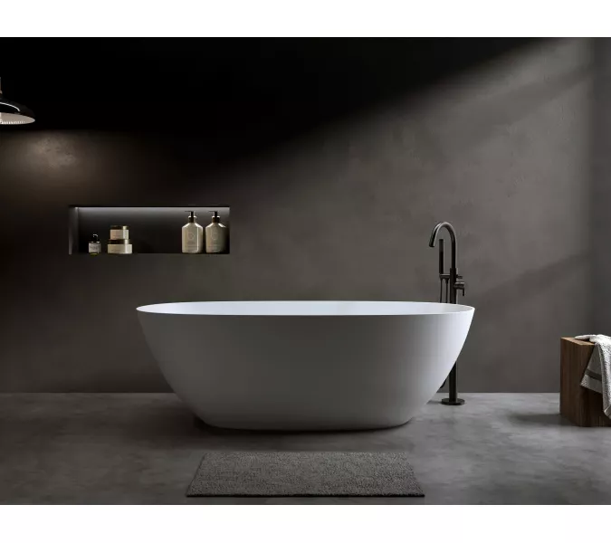 Timo Ванна из искусств.камня solid SATU, Выбрать размер: 155х78, изображение 7