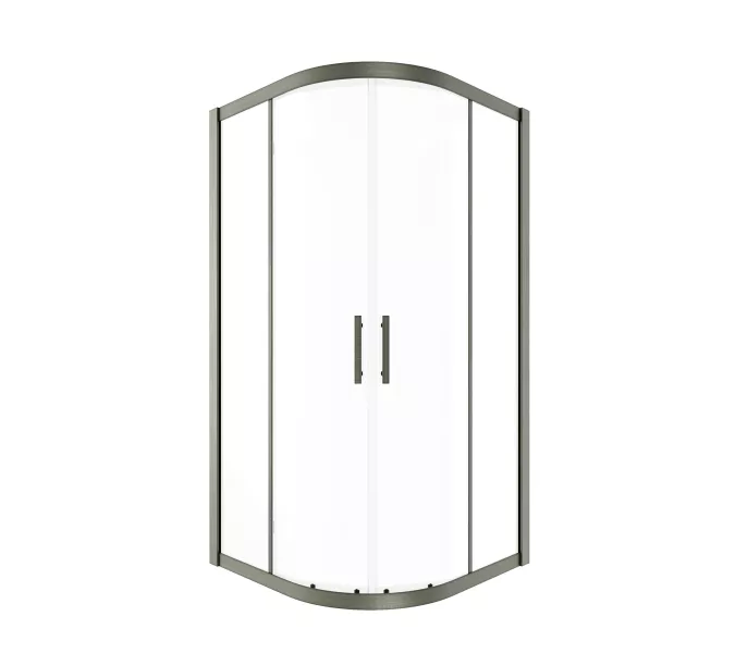 Timo Душевой угол TPSS-90-100/13C-8, раздвиж , проф никель, стекло проз 8 мм, Цвет профиля: Серый, Выбрать размер: 90х90, изображение 3