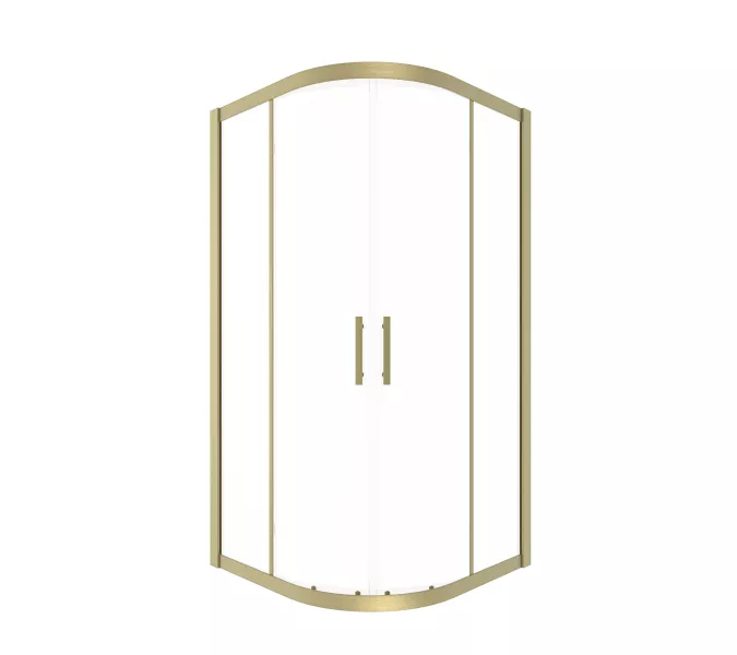 Timo Душевой угол TPSS-90-100/17C-8, раздвиж, проф мат золото, стекло проз 8 мм, Цвет профиля: Золото, Выбрать размер: 90х90, изображение 3