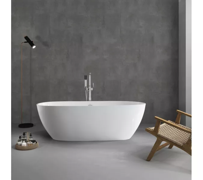 Акриловая ванна ABBER AB9263 белая, Выбрать размер: 180х81, изображение 8