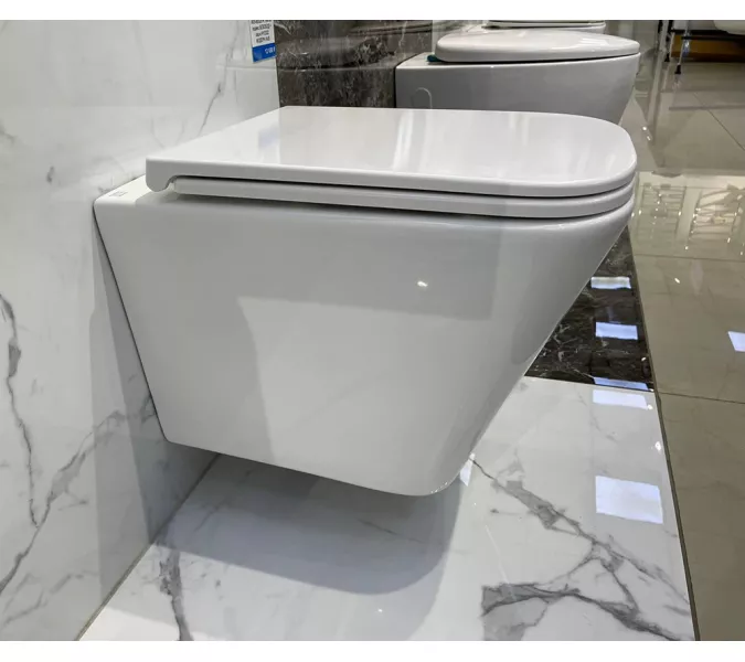 Унитаз подвесной AVS Модерн безободковый, белый, изображение 3