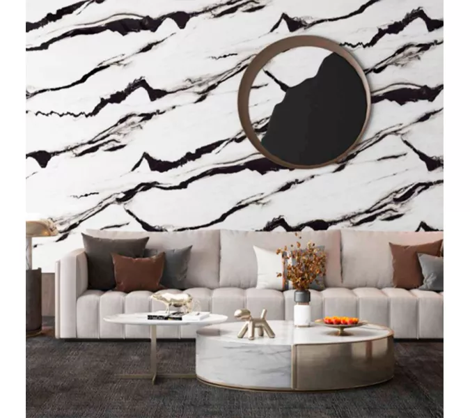 Керамогранит AVS Black Panda 60x120 полированный, изображение 8