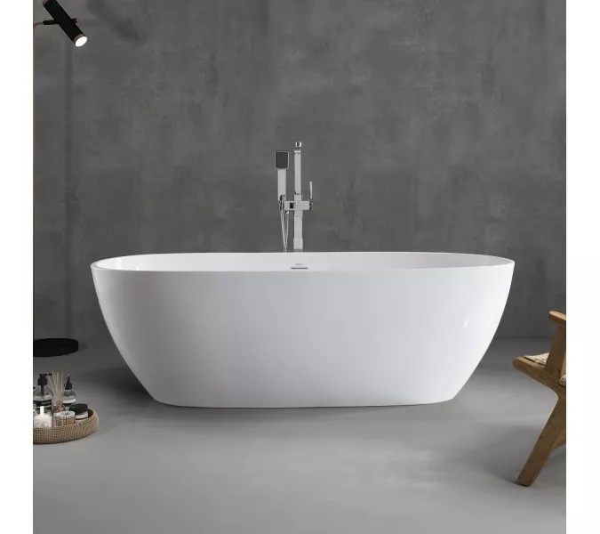 Акриловая ванна ABBER AB9263 белая, Выбрать размер: 180х81, изображение 7