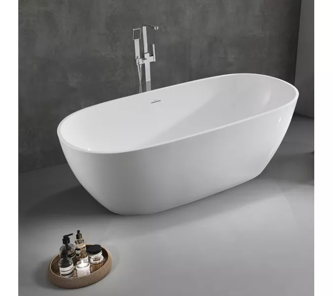 Акриловая ванна ABBER AB9263 белая, Выбрать размер: 180х81, изображение 9