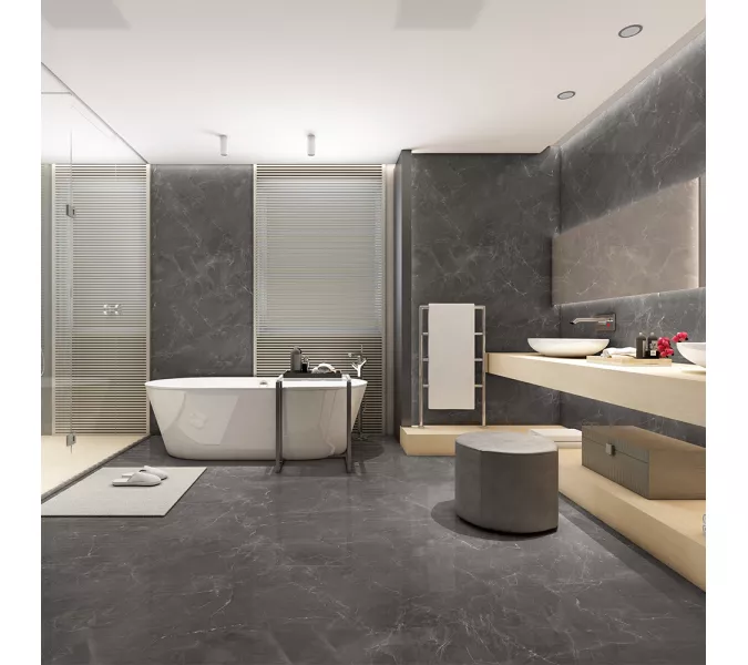 Керамогранит AVS Nivea Grey 60x120 полированный, изображение 6