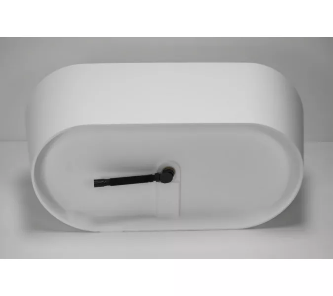 Ванна из искусственного камня ABBER Stein AS9605 белая матовая, изображение 9