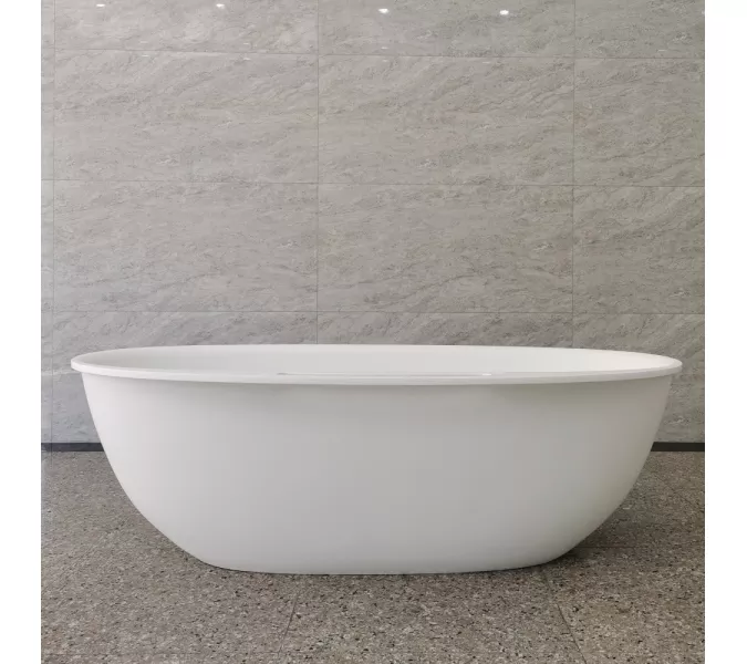 Ванна из искусственного камня ABBER Stein AS9631 белая матовая, изображение 8