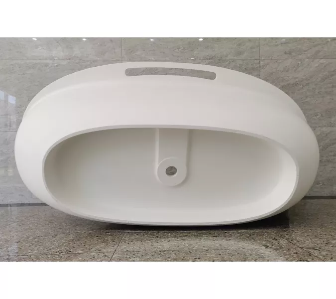 Ванна из искусственного камня ABBER Stein AS9631 белая матовая, изображение 12