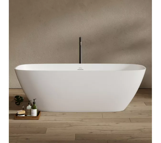 Ванна из искусственного камня ABBER Stein AS9632 белая матовая, изображение 7