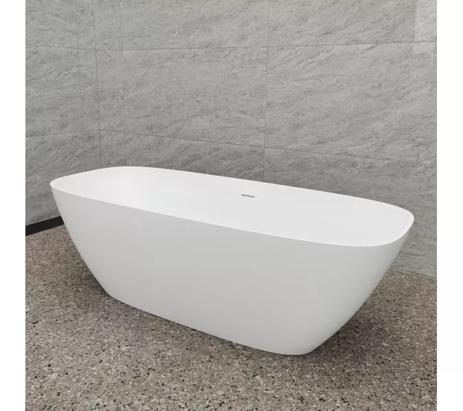 Ванна из искусственного камня ABBER Stein AS9632 белая матовая, изображение 8